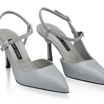 Mid-heel Slingback Pumps 8460 Vitello Gray