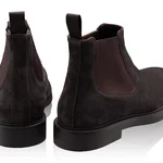 Men Leather Casual Boots  7691 Crosta Brown