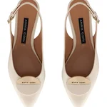 Women Ballerina Flats 7505 Vitello Panna