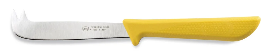 Sanelli Coltello Formaggio 2 Punte Giallo