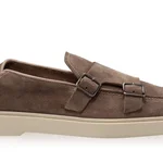 Men Natural Leather Loafers 7354 Crosta Taupe