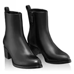 Women Leather Ankle-Boots 5933 Vitello Black
