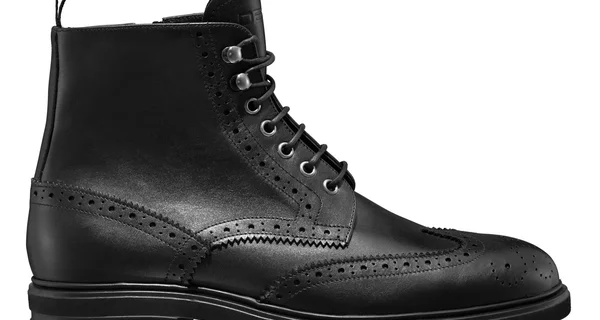 Men Genuine Leather Casual Boots 7333 Vitello Black