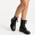 Women Leather Boots 8248 Vitello Black