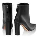 Leather Ankle Boots 7871 Vitello Black