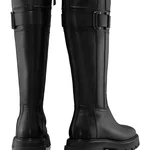 Women Leather Boots 8164 Vitello Black