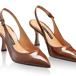 Mid-heel Slingback Pumps 5728 Lac Brown