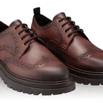 Men Leather Casual Shoes 7319 Vitello Maro