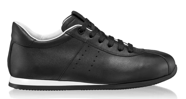 Women leather sport shoes 8327 Vitello Black