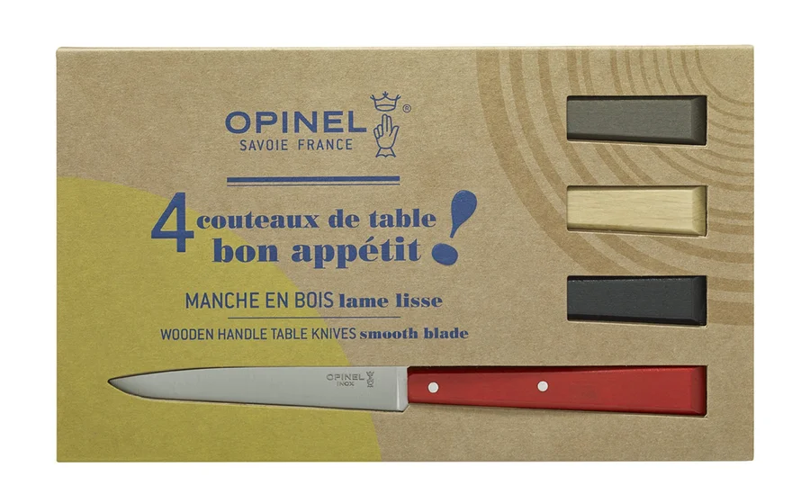 Coffret de 4 couteaux de table N°125 Bon Appétit Loft