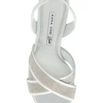Women Leather Sandals 8451 Vitello White