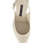 Mid-heel Slingback Pumps 5728 Vitello Panna