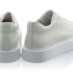 Men Leather Sport Shoes 7776 Bottalato White