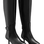Women Leather Boots 8195 Vitello Black