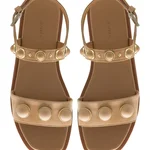 Women's Leather Sandals 8308 Beige Suede