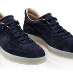 Men Sport Shoes 7703 Camoscio Blue