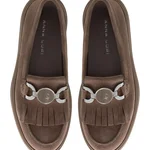 Women Casual Genuine Leather Loafers 8137 Crosta Gri