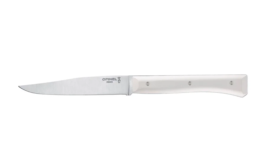 Coffret de 4 couteaux de table Facette Blanc
