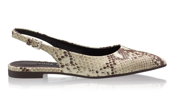 Women Suede Ballerina Flats 8027 Pytone Panna/Maro