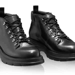 Men Leather Boots 7736 Vitello Black