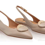 Women Ballerina Flats 7505 Vitello Beige