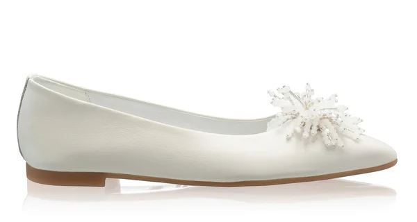 Women Ballerina Flats 8362 Vitello White