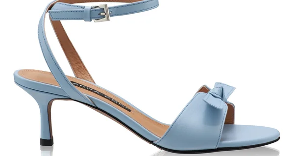 Women Leather Sandals 8110 Vitello Azzurro