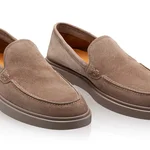 Men Natural Leather Loafers7362 Crosta Taupe/Arena