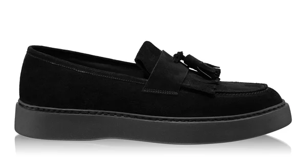 Men Genuine Leather Loafers 7685 Crosta Black