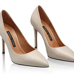 Mid-heel Pointed Toe Pumps 7868 Vitello Corda