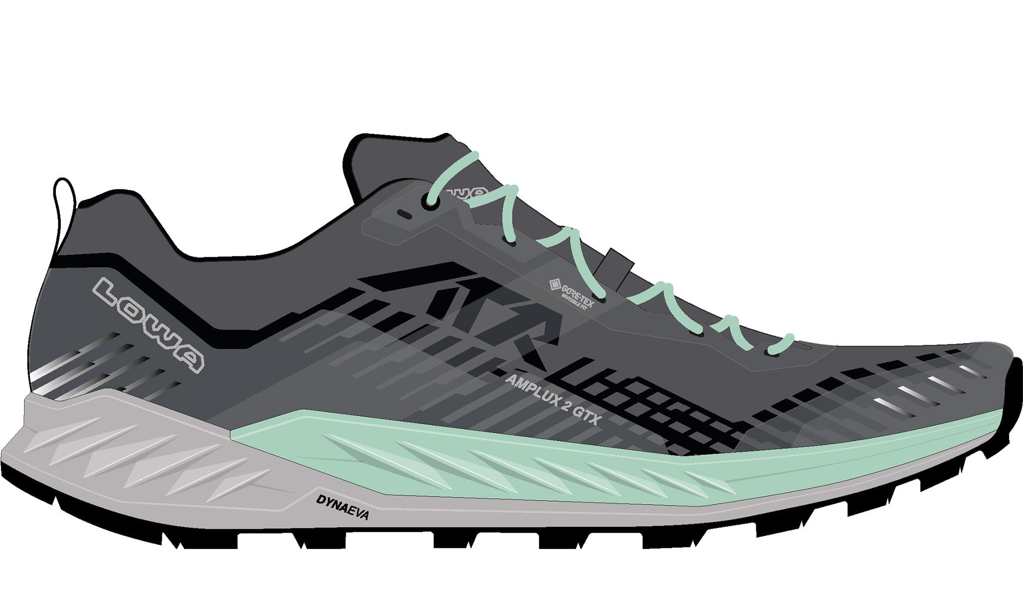 AMPLUX 2 GTX WS - GREY/JADE