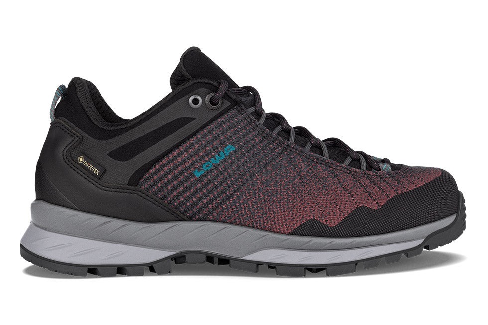 CAREZZA GTX LO WS - BLACK/BROWN ROSE