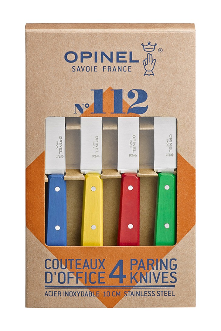 Coffret de 4 Couteaux N°112 Couleurs Classiques