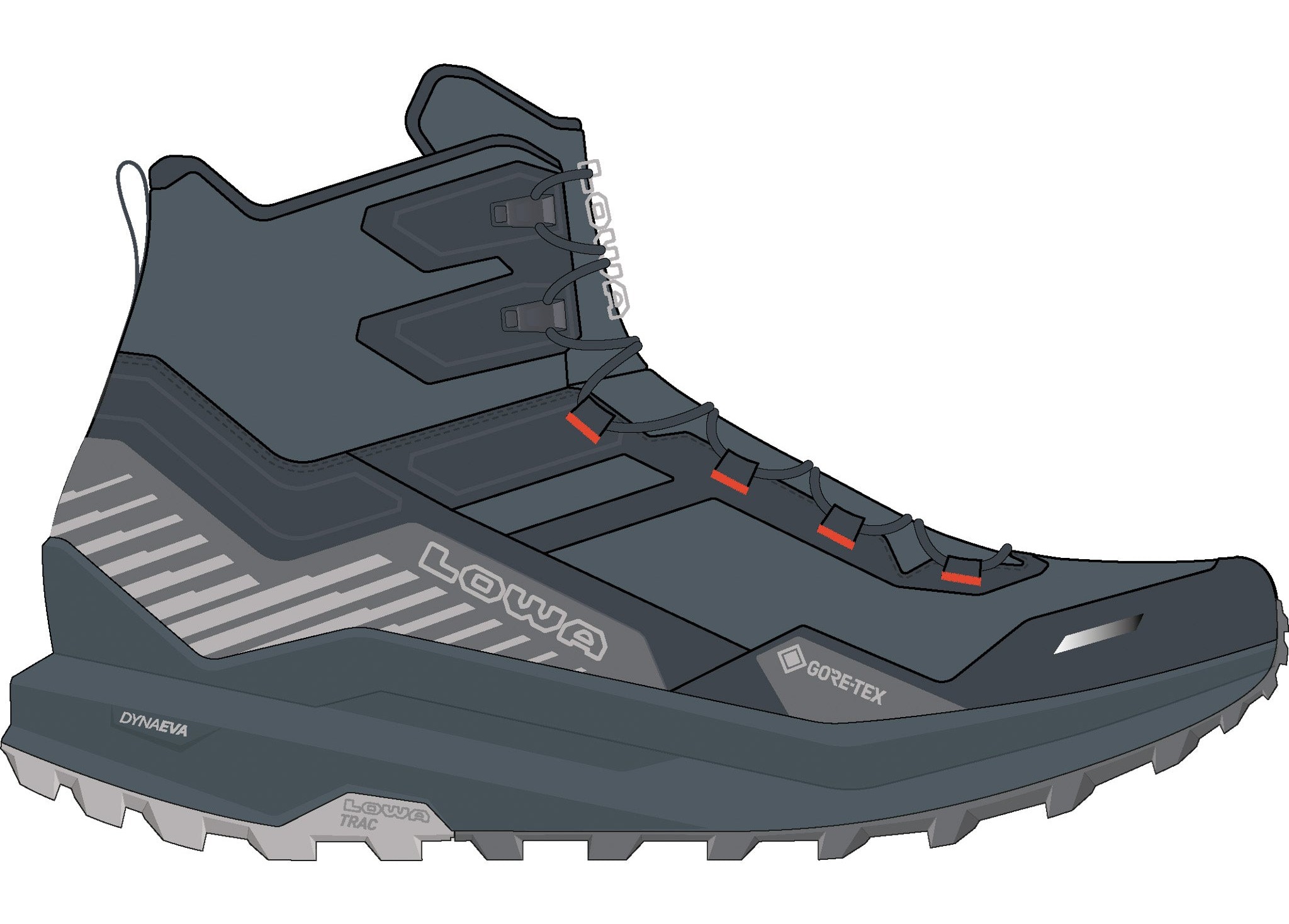FLOWTERRA GTX QC - NAVY/GREY