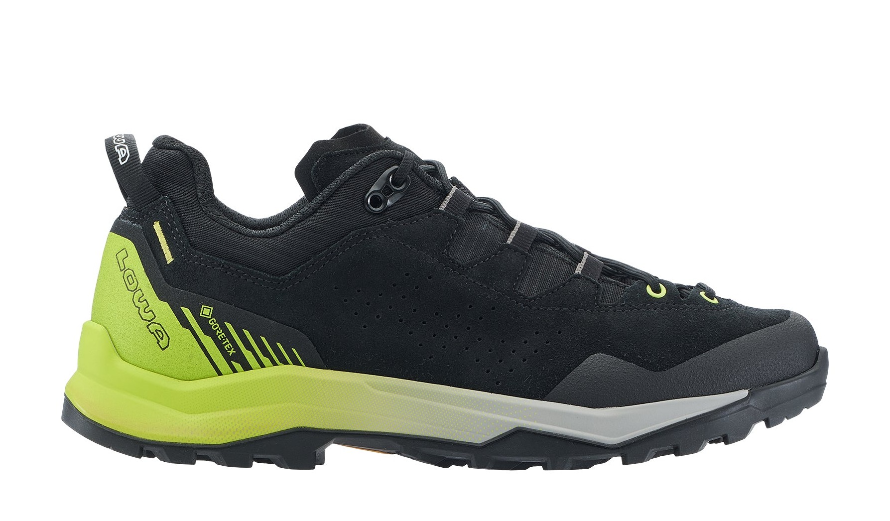LOWA® EXPLORER GTX LO - BLACK/LIME