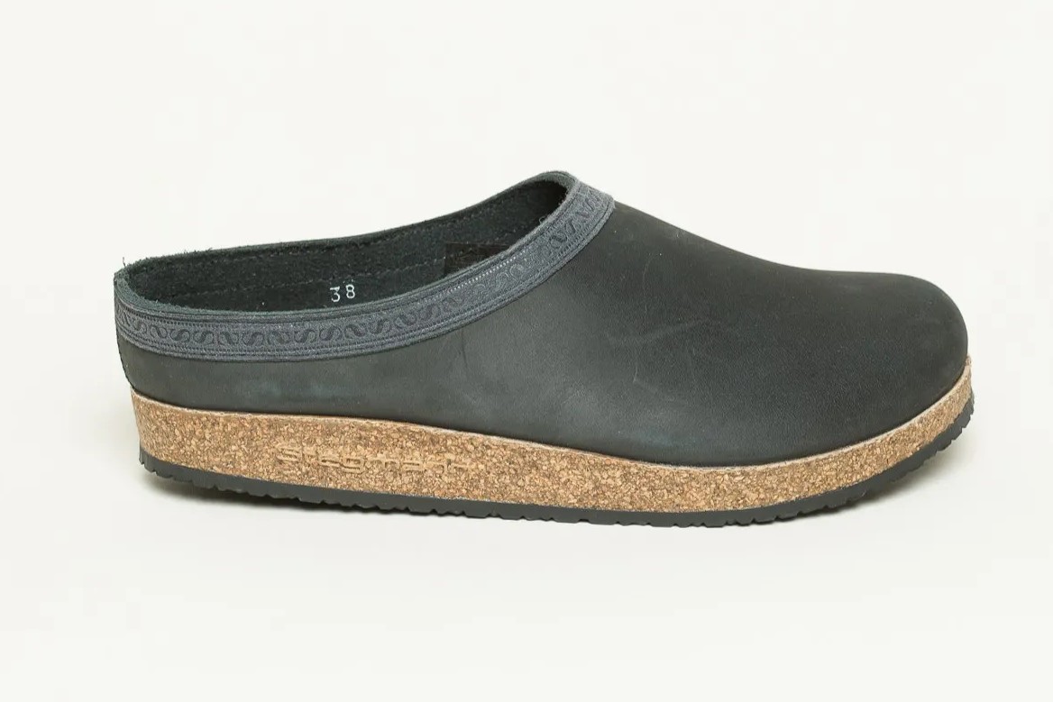 Leder Clog Stegmann