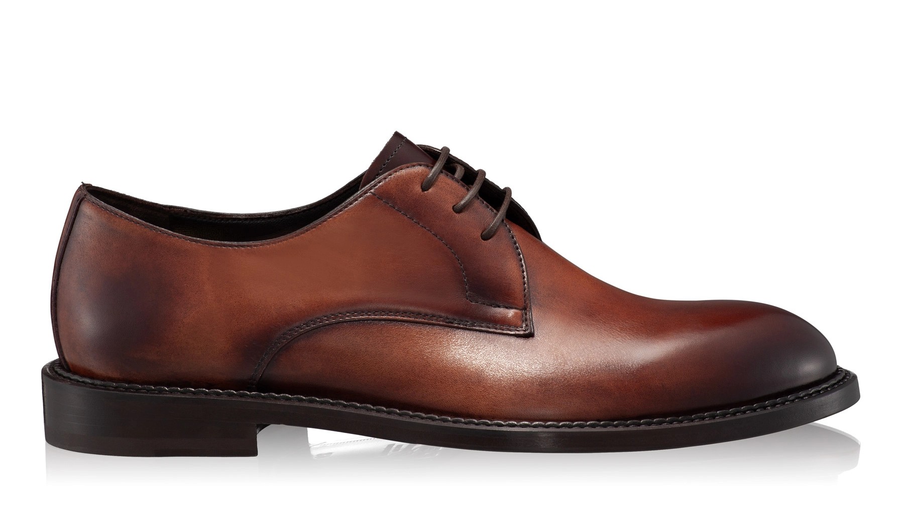 Men Genuine Leather Shoes 7036 Vitello Maro