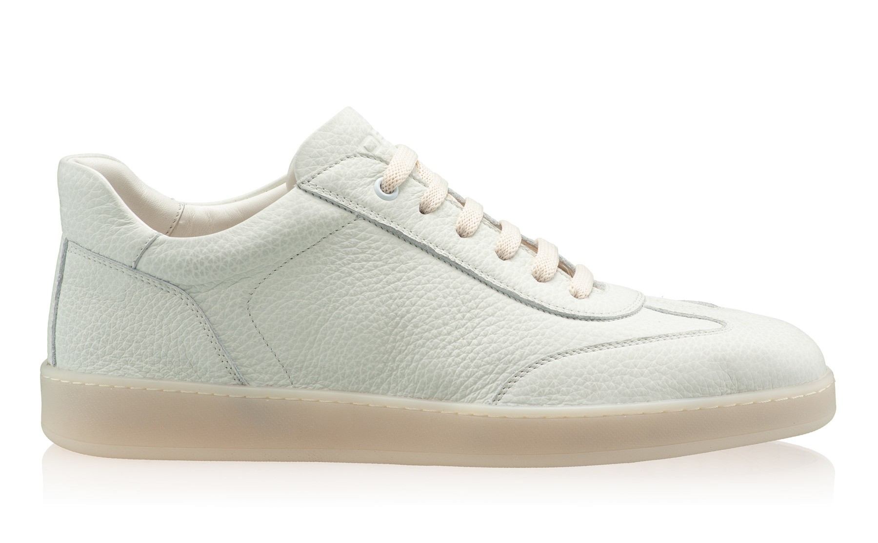 Men Genuine Leather Sport Shoes7087 Bottalato Panna