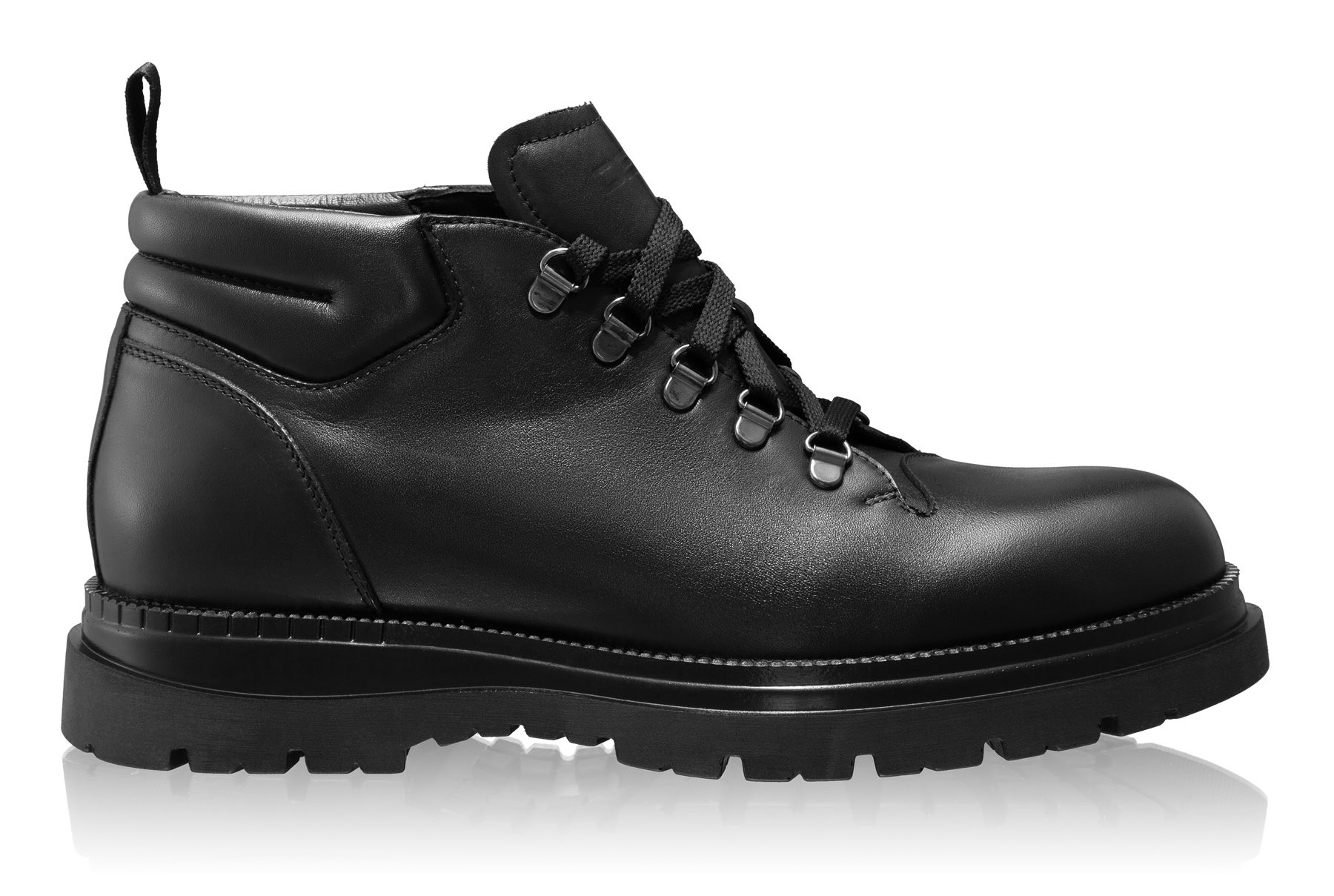 Men Leather Boots 7748 Vitello Black