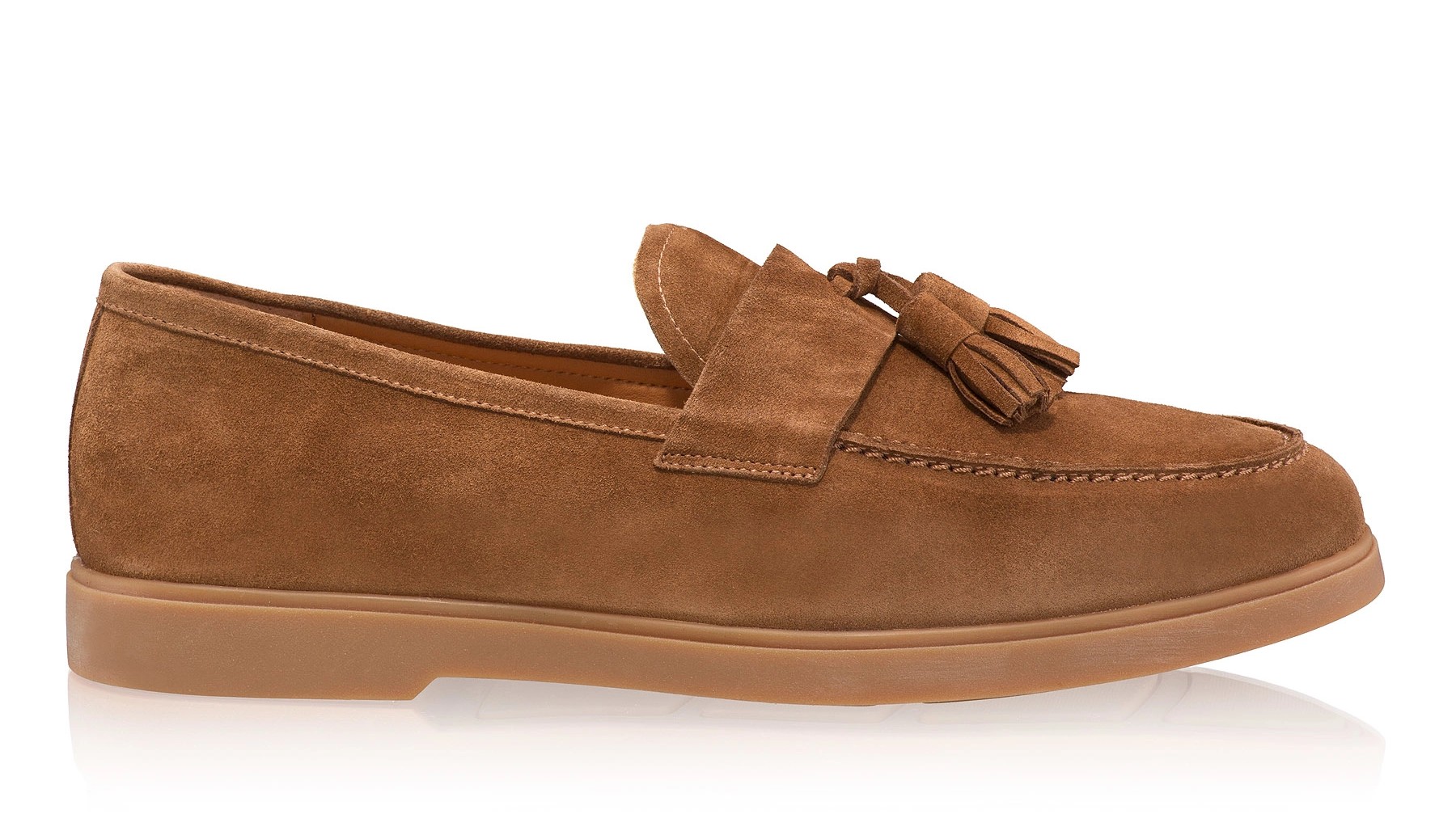 Men Natural Leather Loafers 7628 Crosta Maro