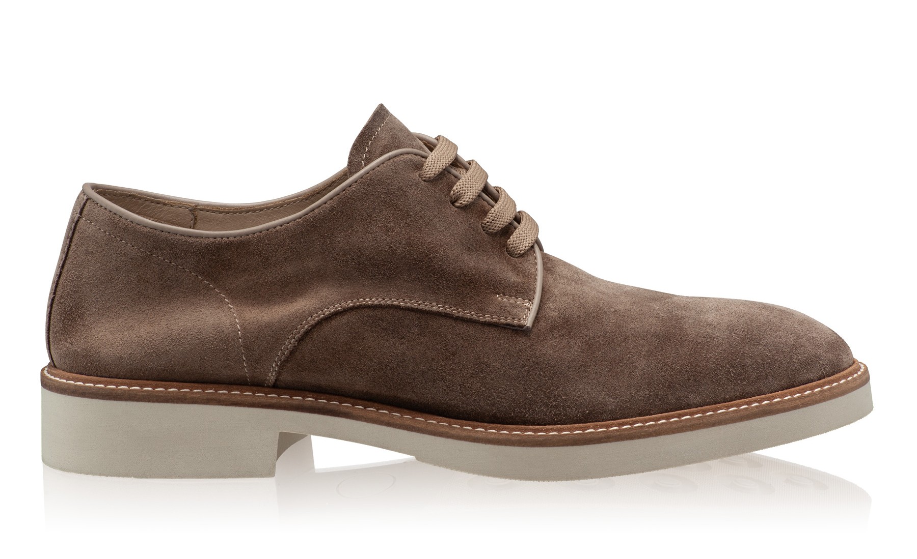 Men Suede Leather Loafers 7613 Crosta Taupe