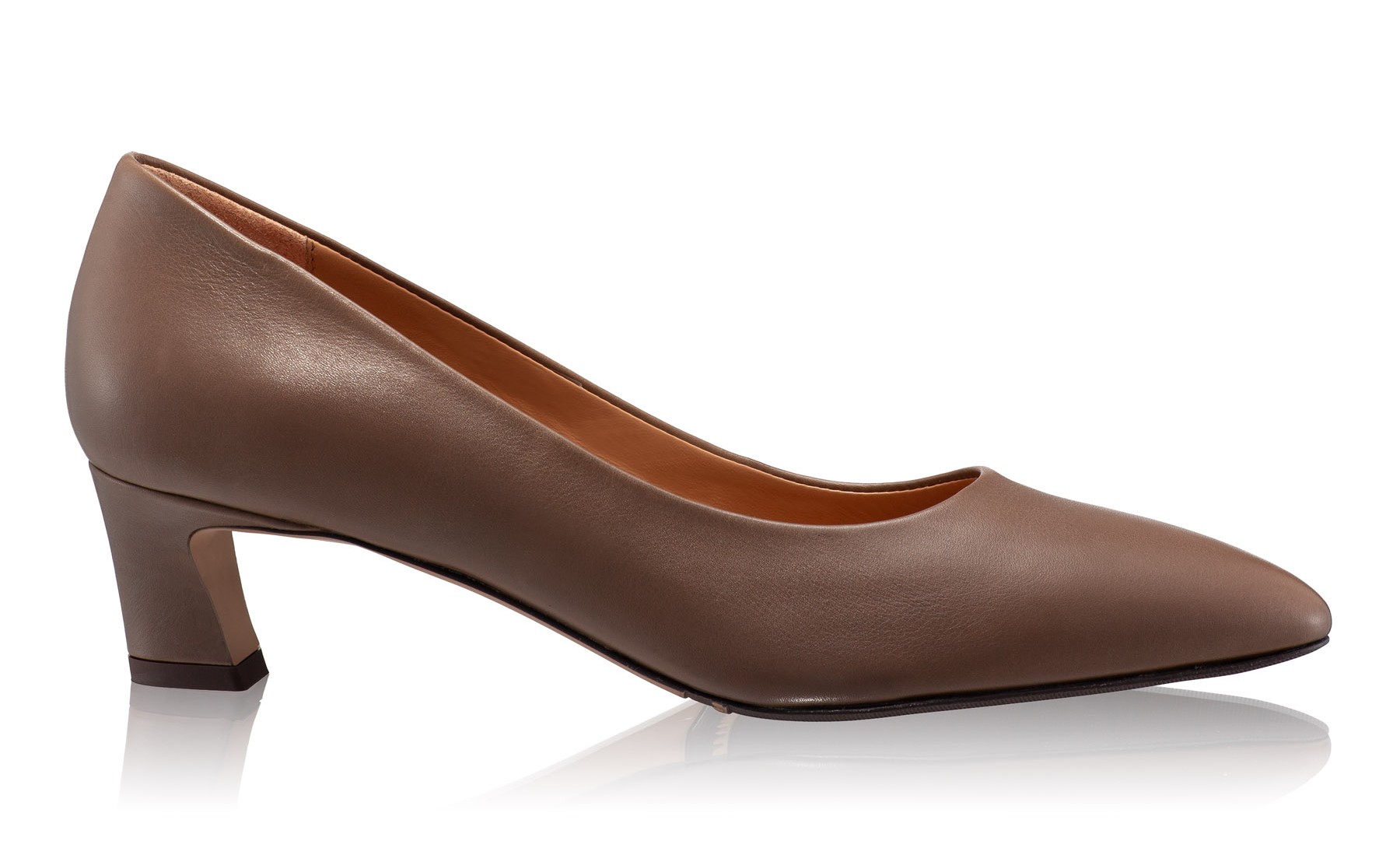 Mid-heel Pointed Toe Pumps 8218 Vitello Palude