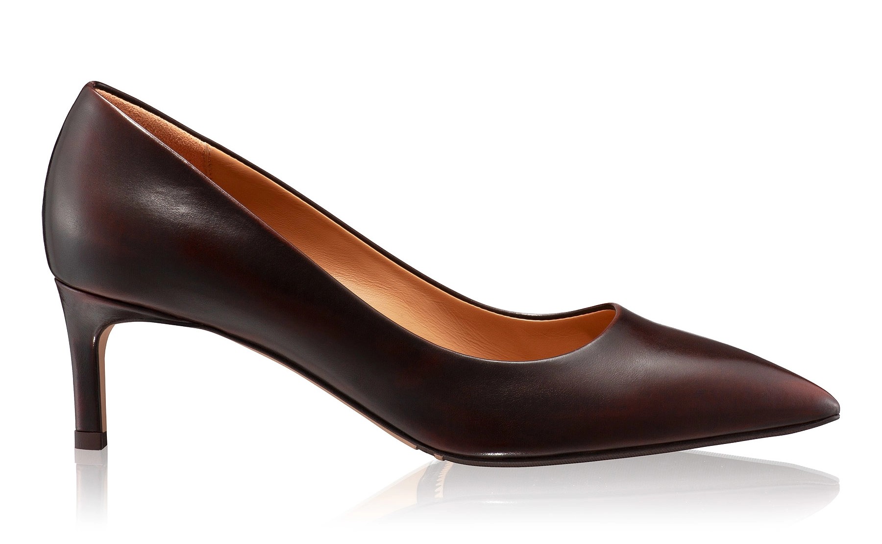 Mid-heel Pointed Toe Pumps 8220 Vitello T.Moro