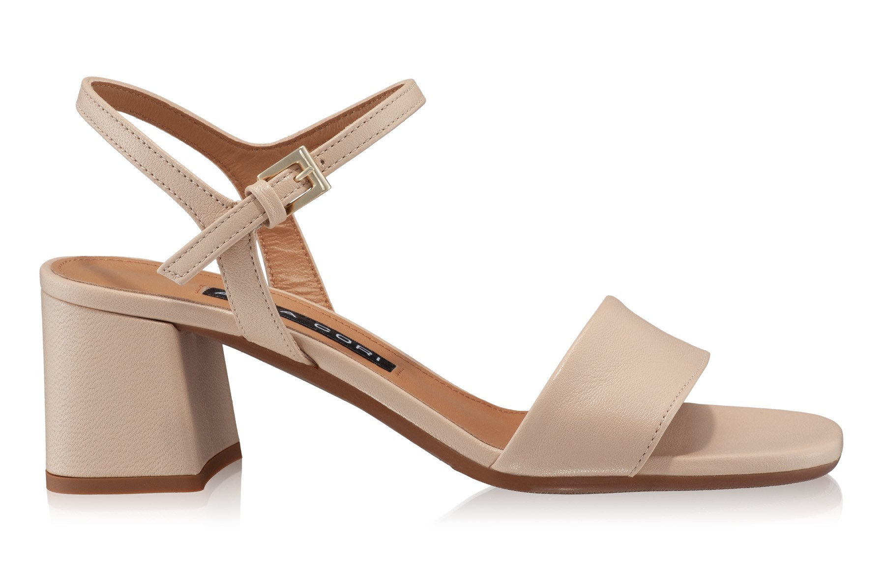 Mid-heel Sandals 7833 Nappa Nude