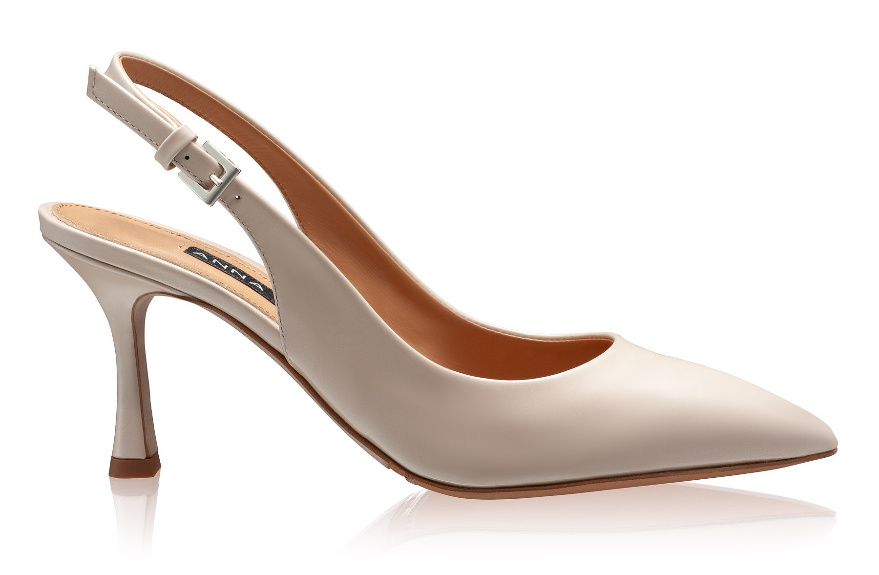 Mid-heel Slingback Pumps 5728 Lac Bej
