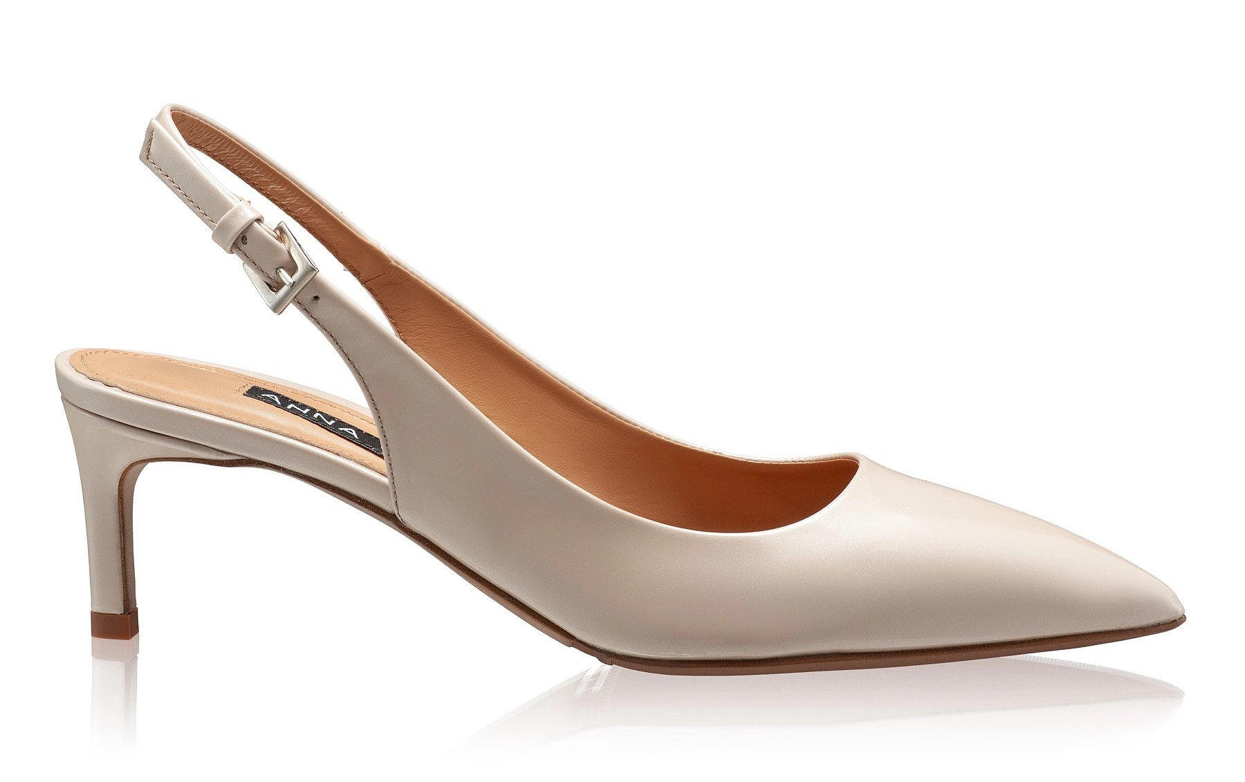 Mid-heel Slingback Pumps 8427 Lac Beige