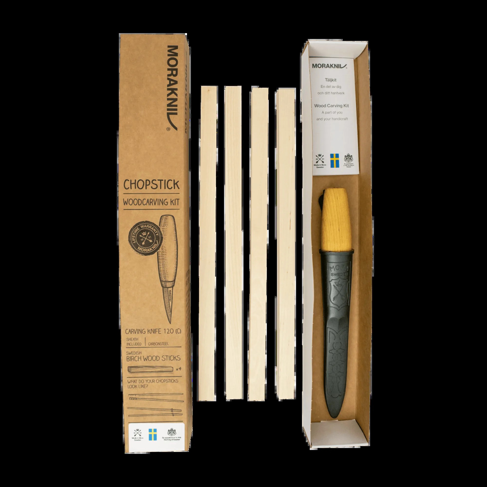 Morakniv Woodcarving Kit Chopsticks (C)