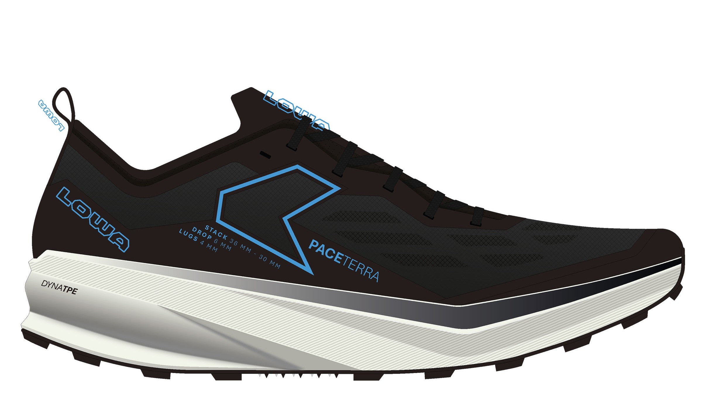 PACETERRA WS - BLACK/SKY BLUE