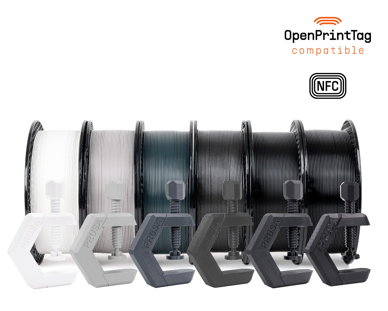 Prusament PETG Greyscale Bundle 5+1 FREE