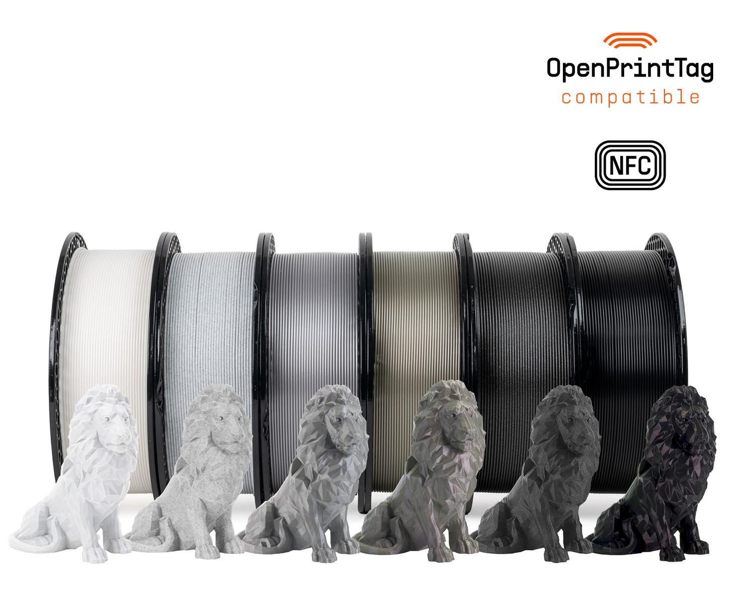 Prusament PLA Greyscale Bundle 5+1 FREE